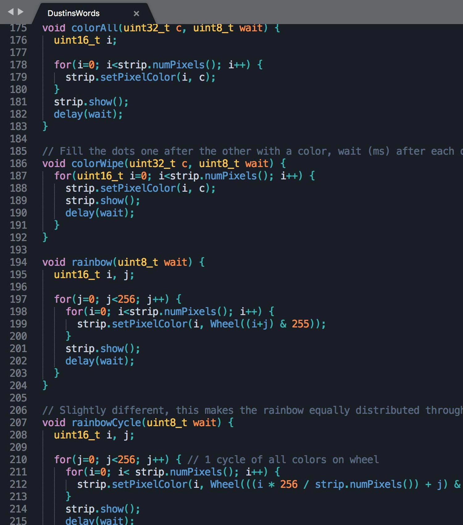 Dustin's Words Code photo